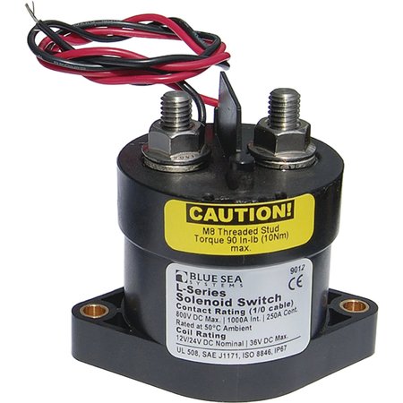 Blue Sea Systems Blue Sea Systems 9012 L Solenoid - 12/24V DC 250A 9012